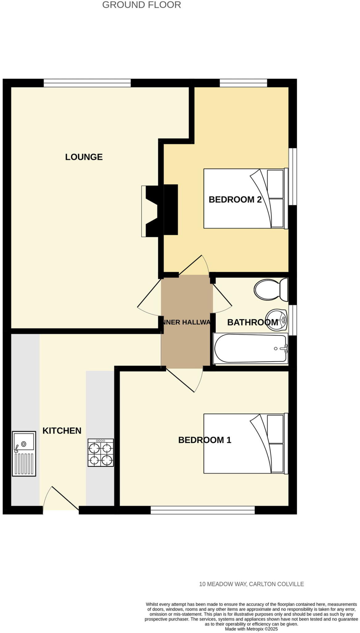 Meadow Way, Carlton Colville, Lowestoft, NR33 8LF floorplan