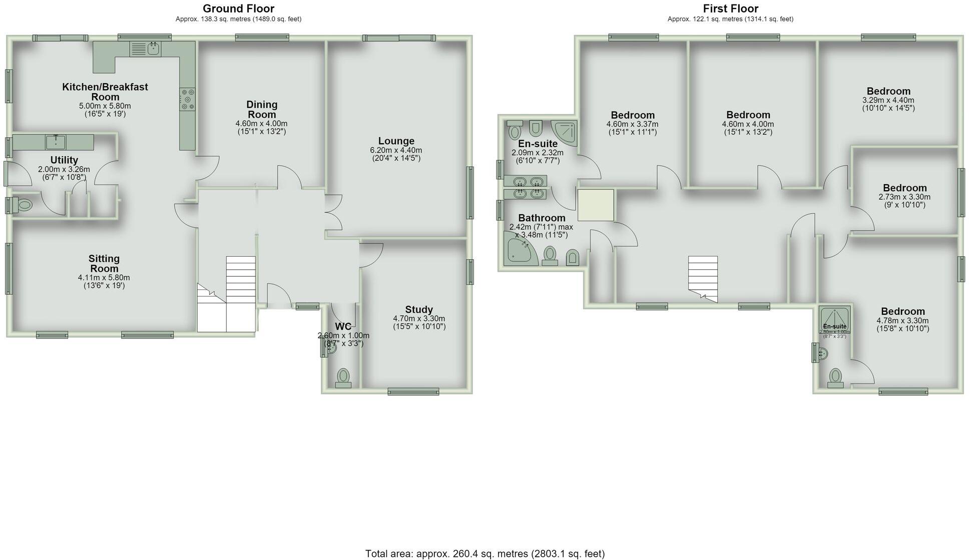 Chester Road, Dobshill, CH5 floorplan