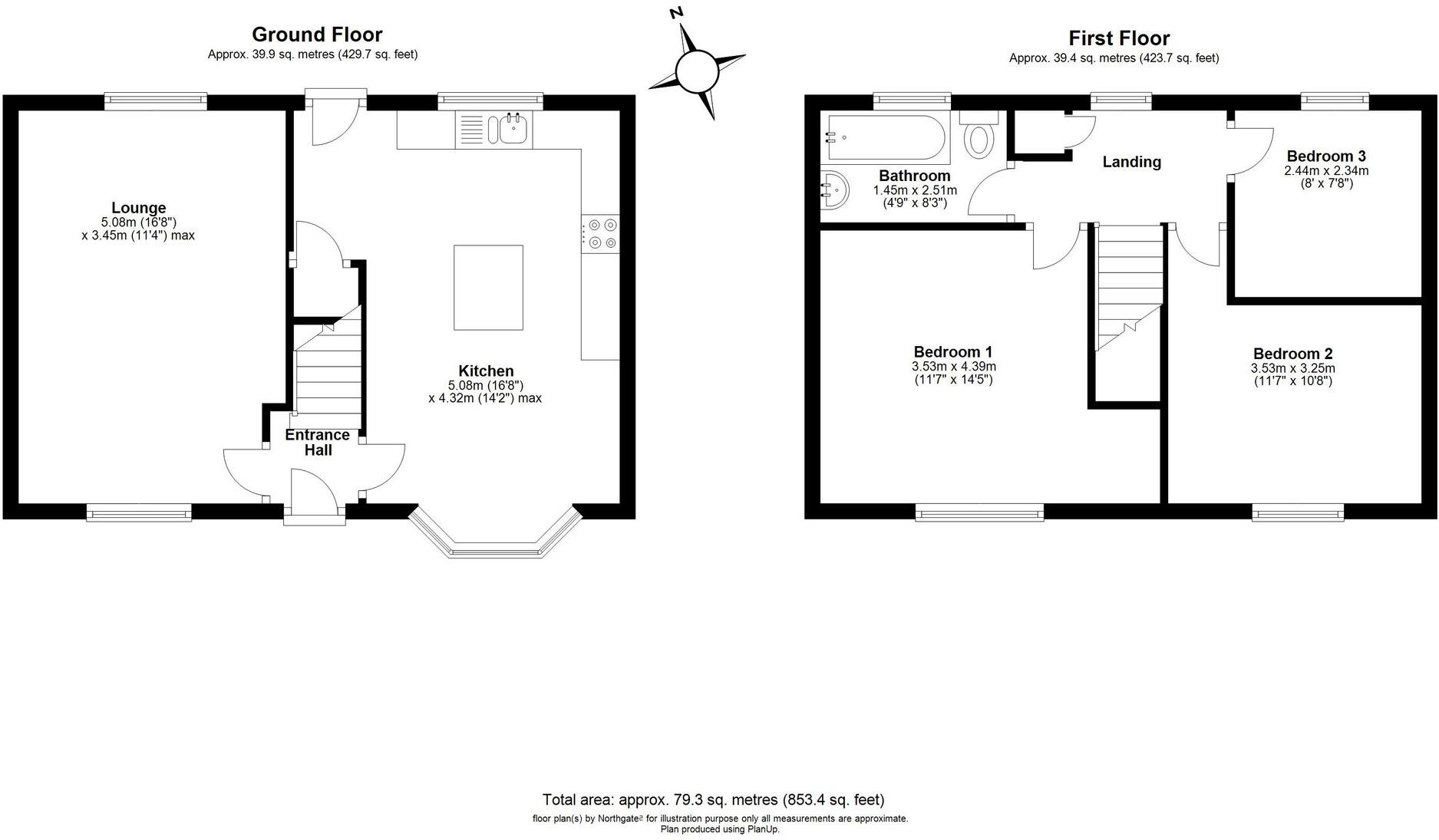 New Road, Billingham, TS23 floorplan