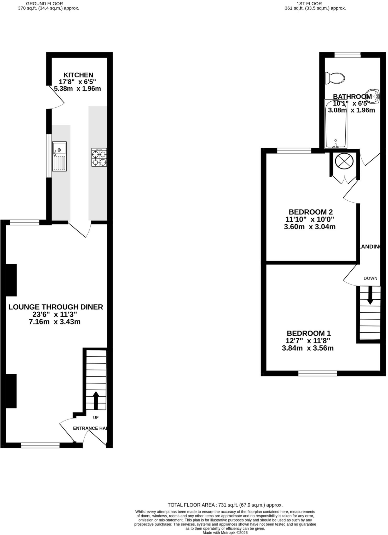 George Street, Barnton, Northwich, Cheshire, CW9 floorplan