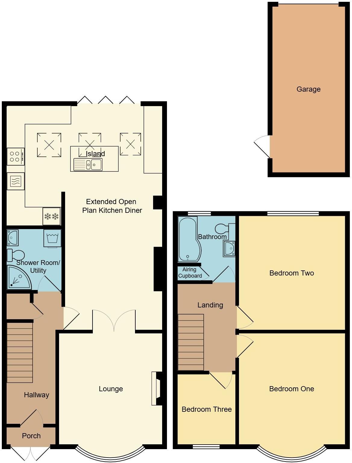 Silverdale Close, Aldermans Green, Coventry, CV2 1PZ floorplan