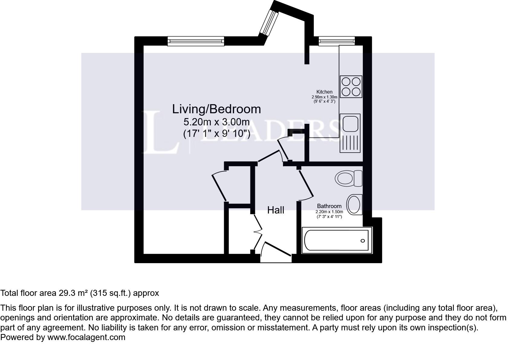 Tudor Court, TN2 floorplan