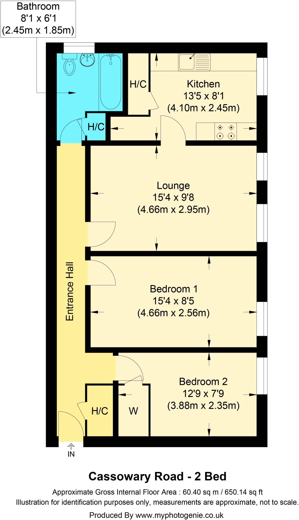Palm House, Cassowary Road, Birmingham floorplan