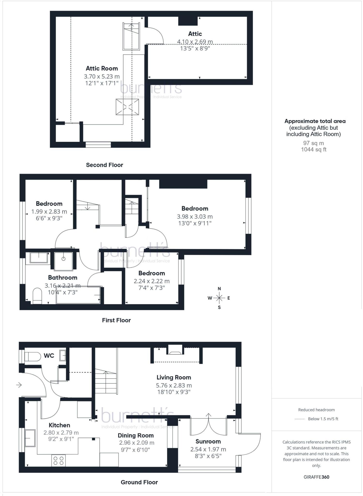 Sparrows Green, Wadhurst, TN5 floorplan