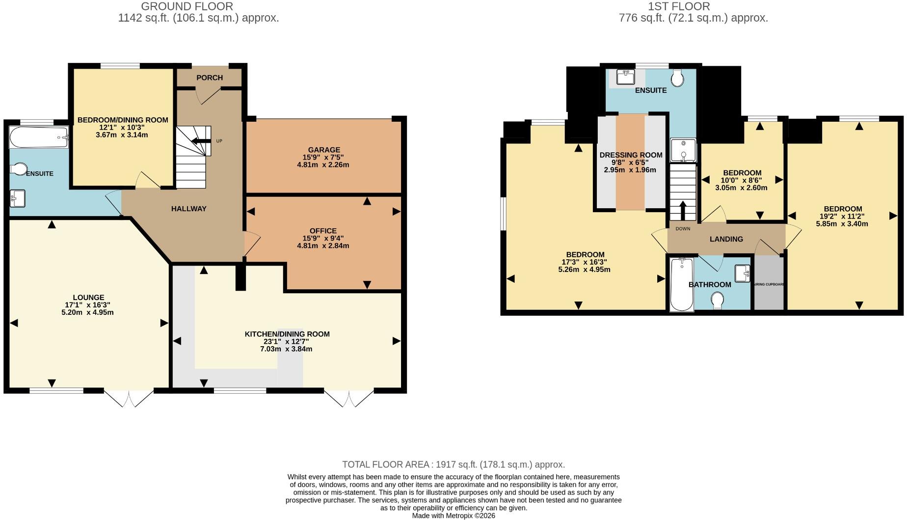 Hawthorn Road, TOLLESHUNT KNIGHTS floorplan