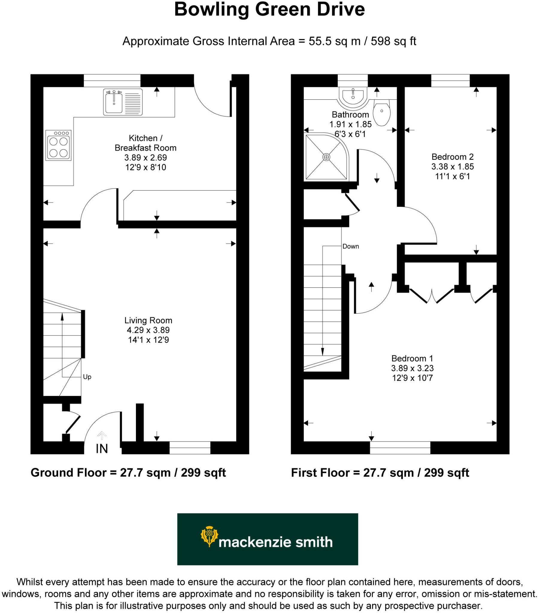 Bowling Green Drive, Hook, Hampshire, RG27 floorplan