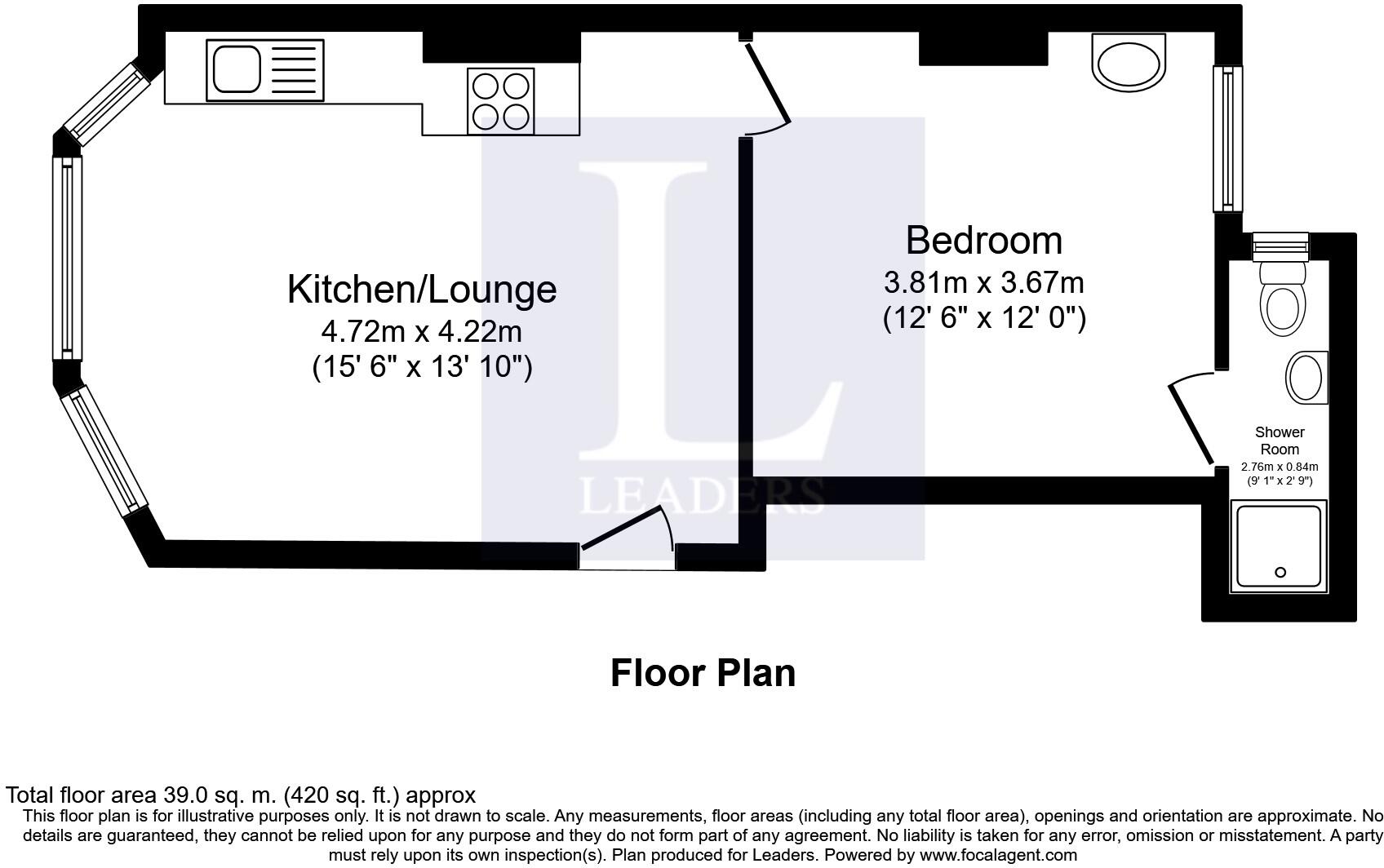 Rosenthal Road, London, SE6 floorplan