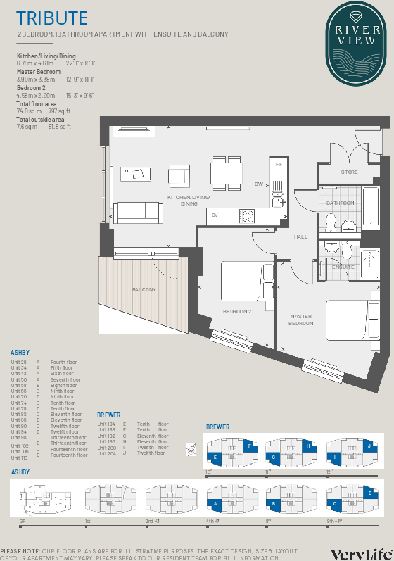Ashby House, Elmsleigh Road, Staines-upon-thames, Surrey floorplan