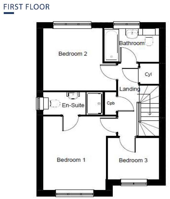 The Rosedale, Park Hill, Quarrington, Sleaford, NG34 floorplan