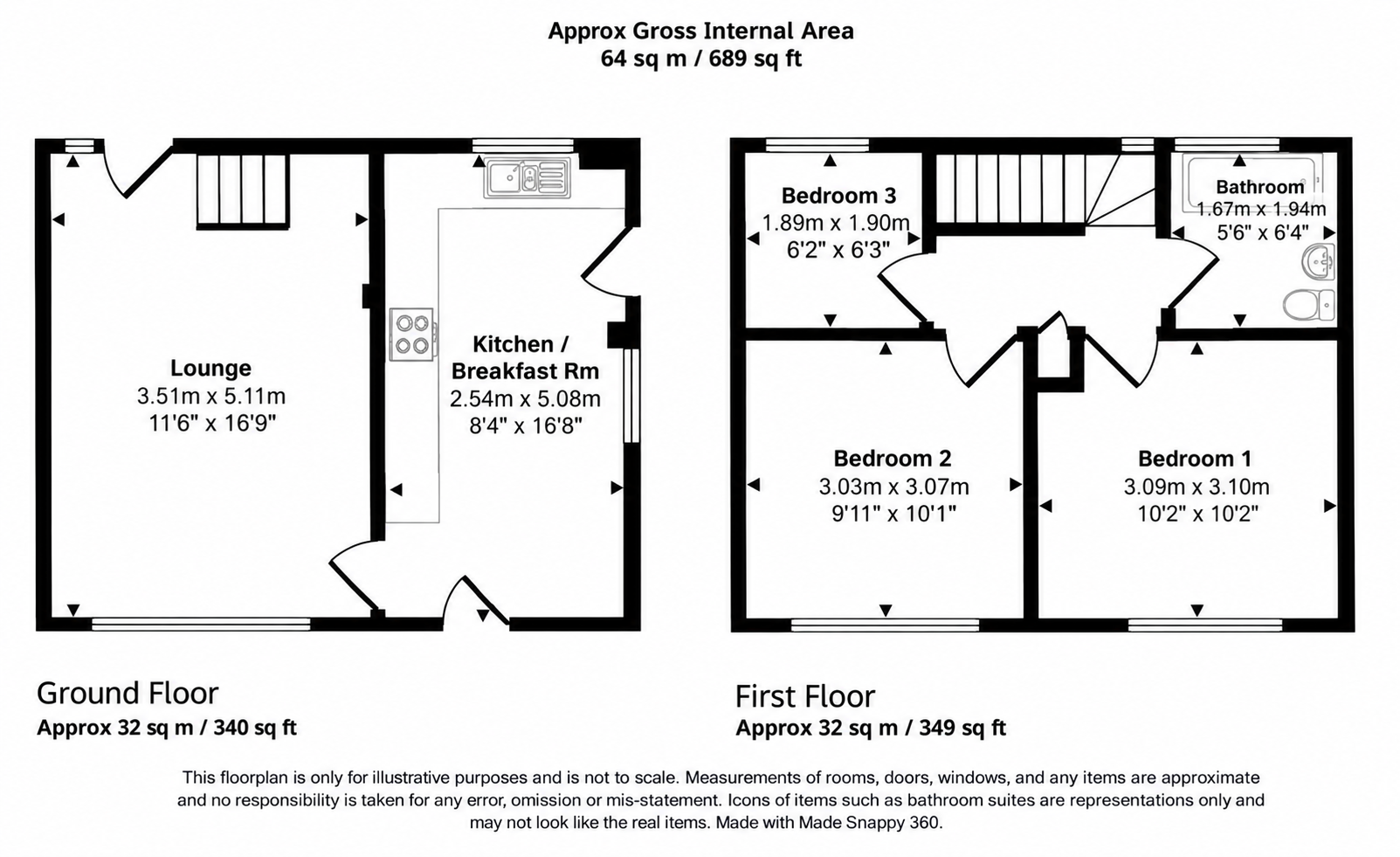 Abbey Road, Eastbourne, East Sussex floorplan