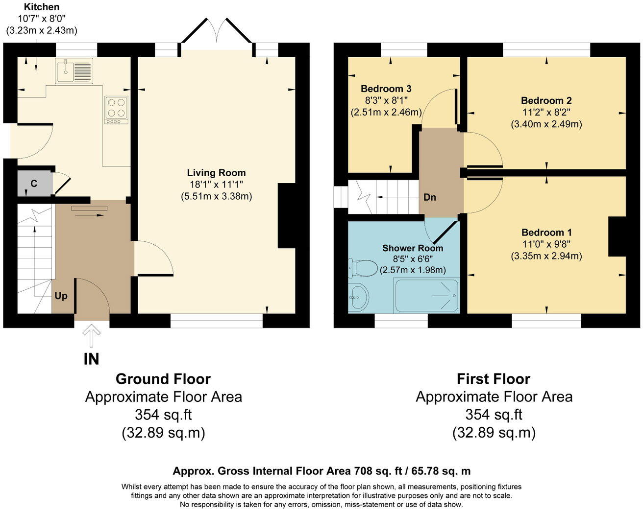 Bispham Avenue, Reddish floorplan