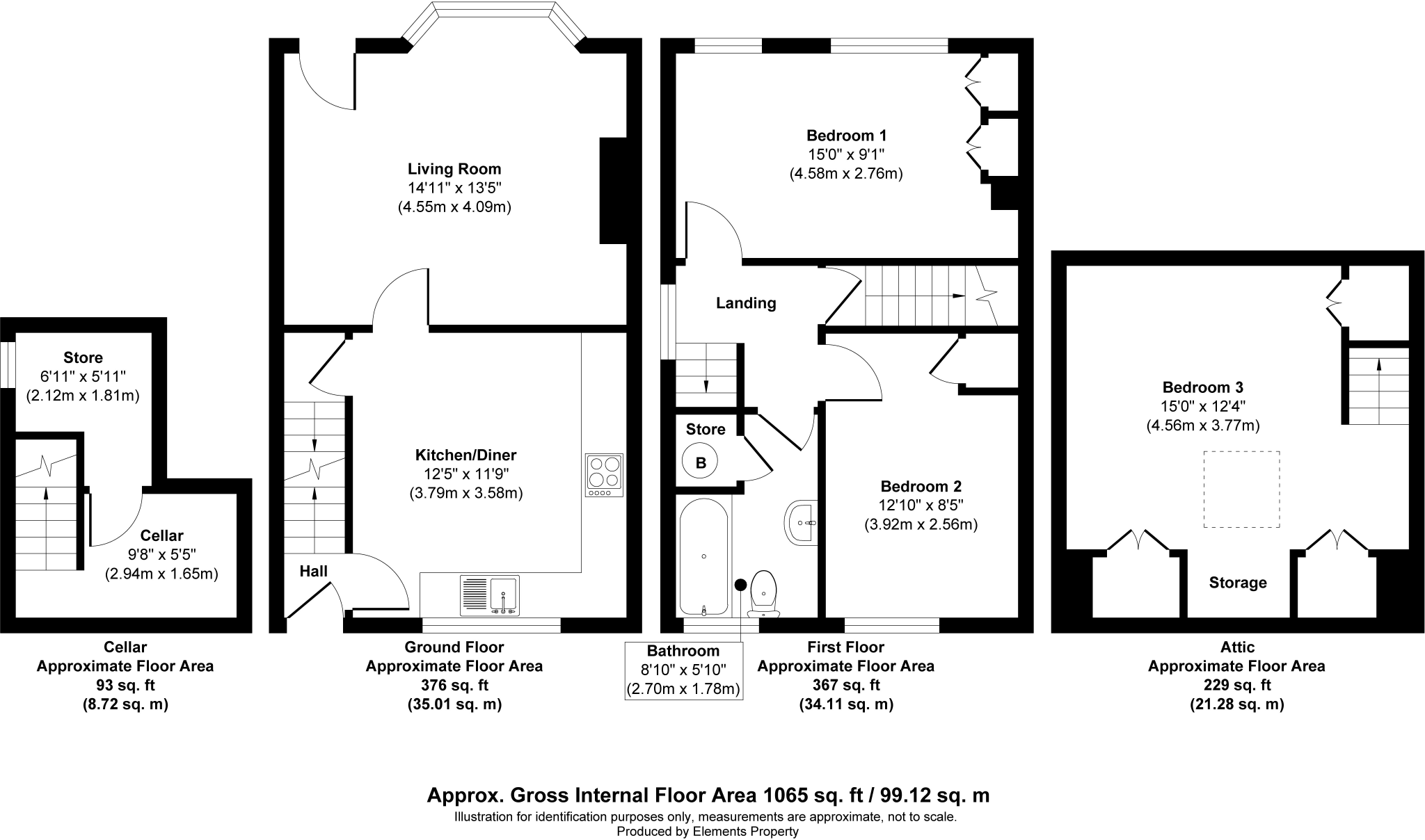Bank Lane, Denby Dale floorplan