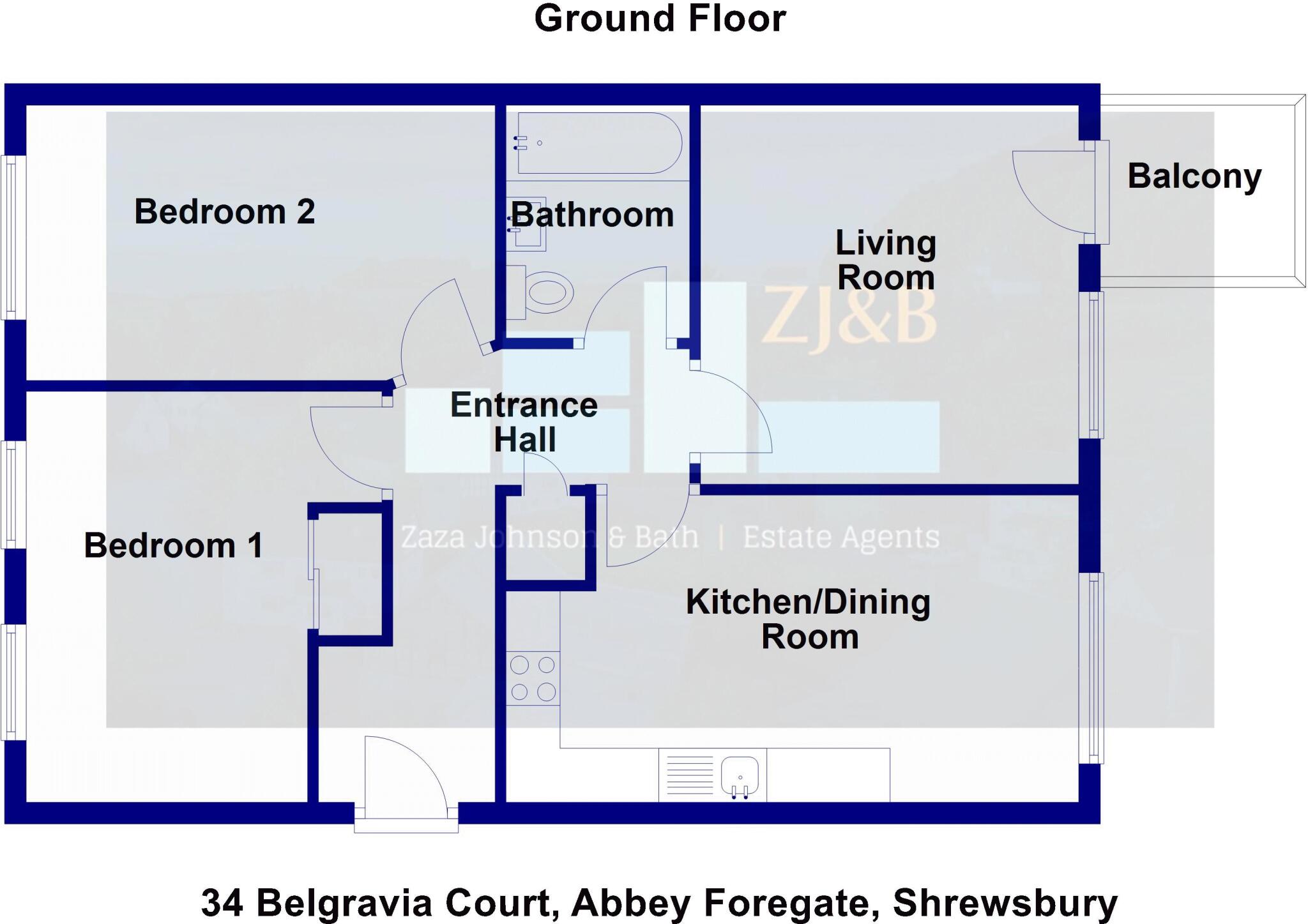 Belgravia Court, Abbey Foregate, Shrewsbury, SY2 6BW floorplan