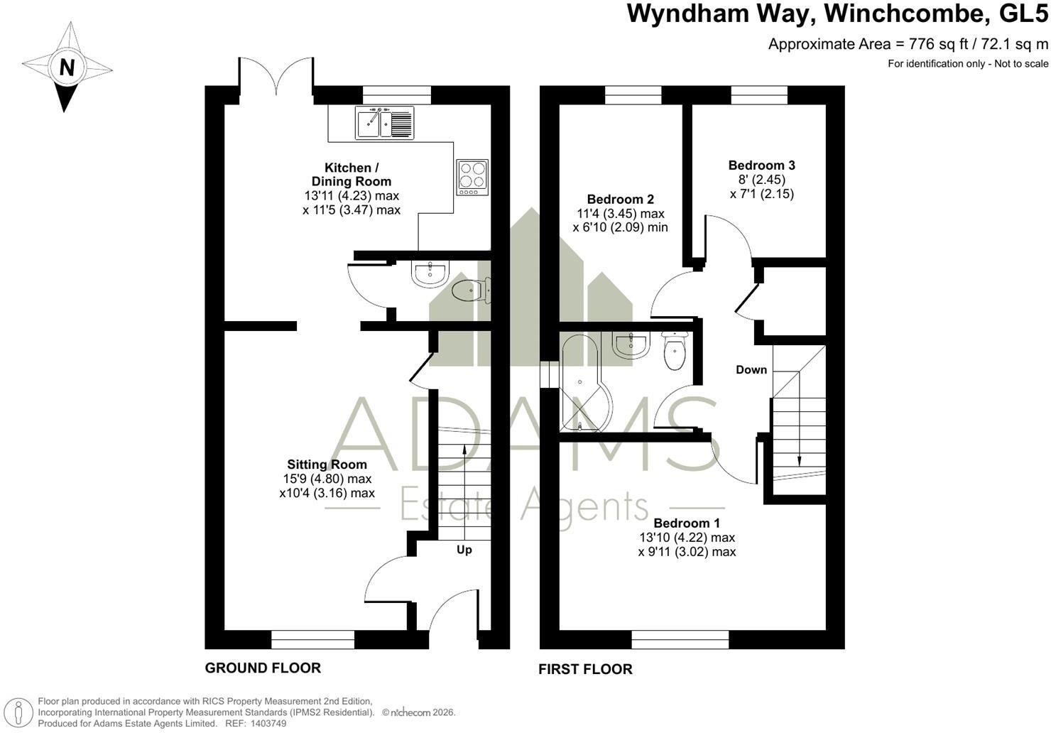 Wyndham Way, Winchcombe, Cheltenham floorplan