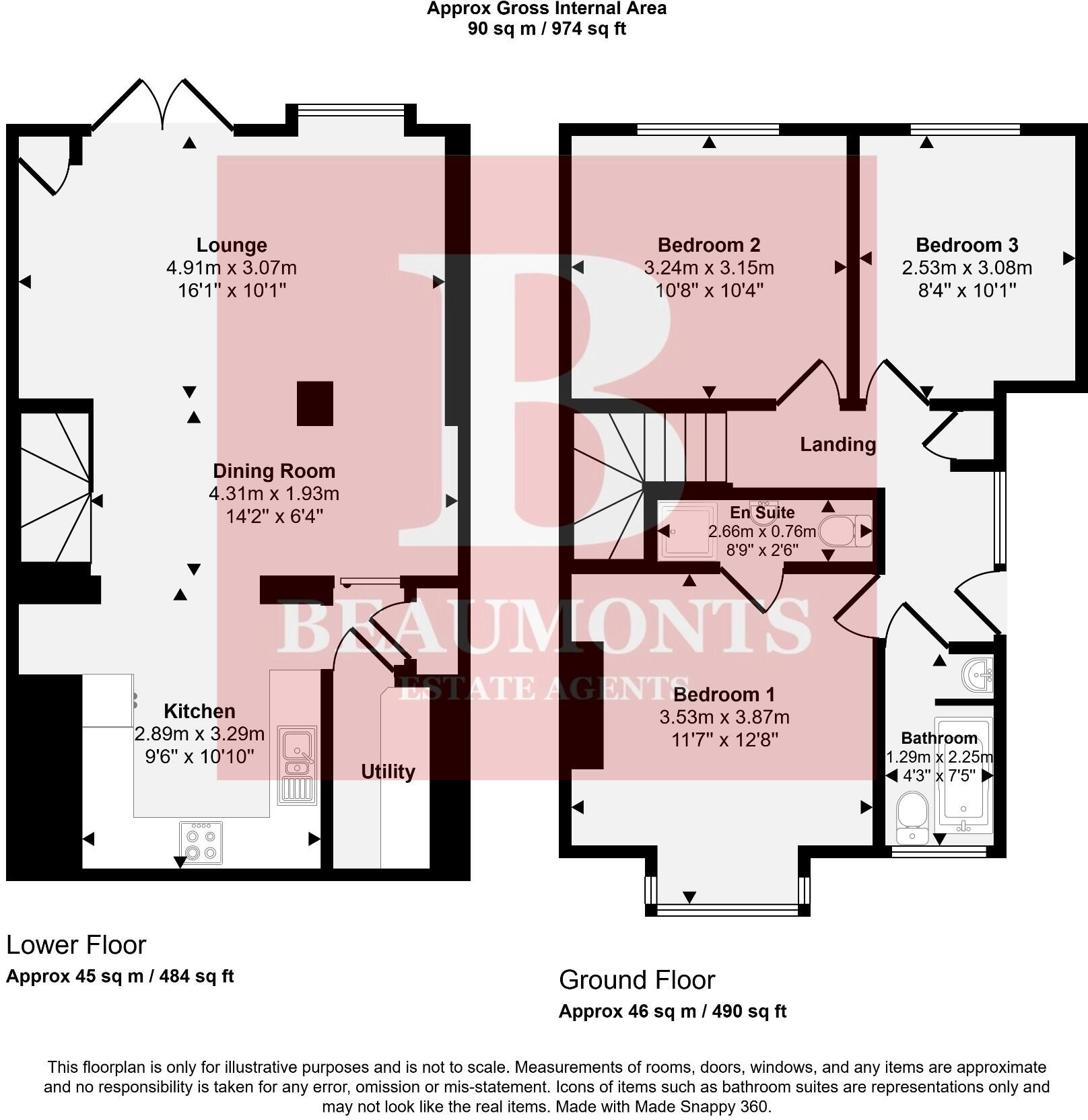 Stanmer Park Road, BN1 floorplan