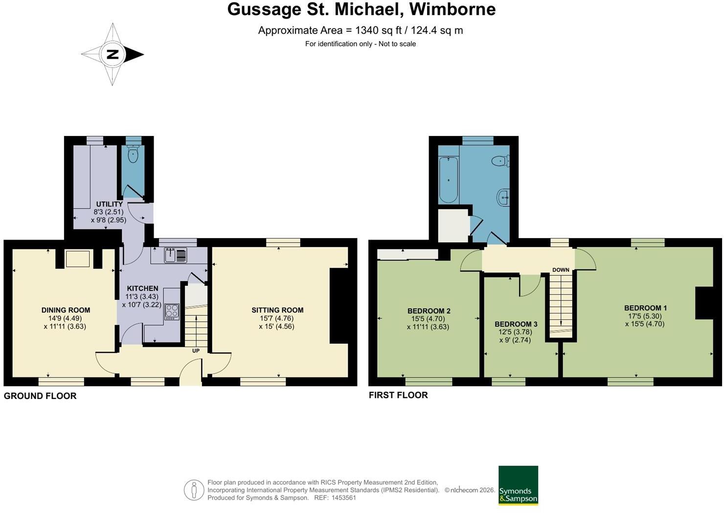 Gussage St. Michael, Wimborne floorplan