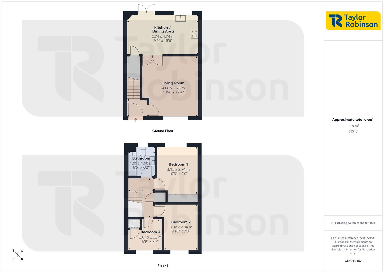 Bewbush, Crawley floorplan