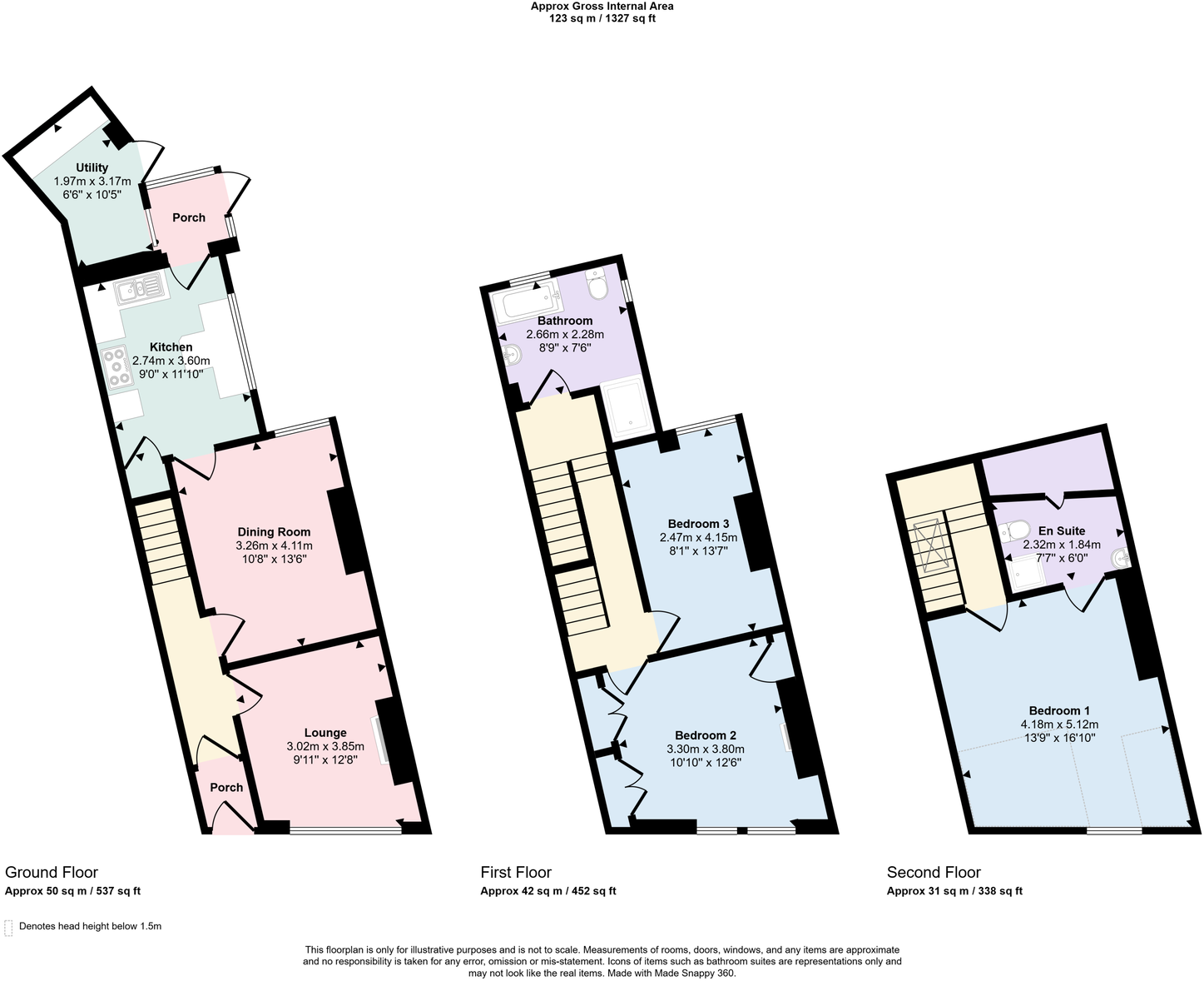 Primrose Crescent, Harrington, Workington, CA14 5PP floorplan