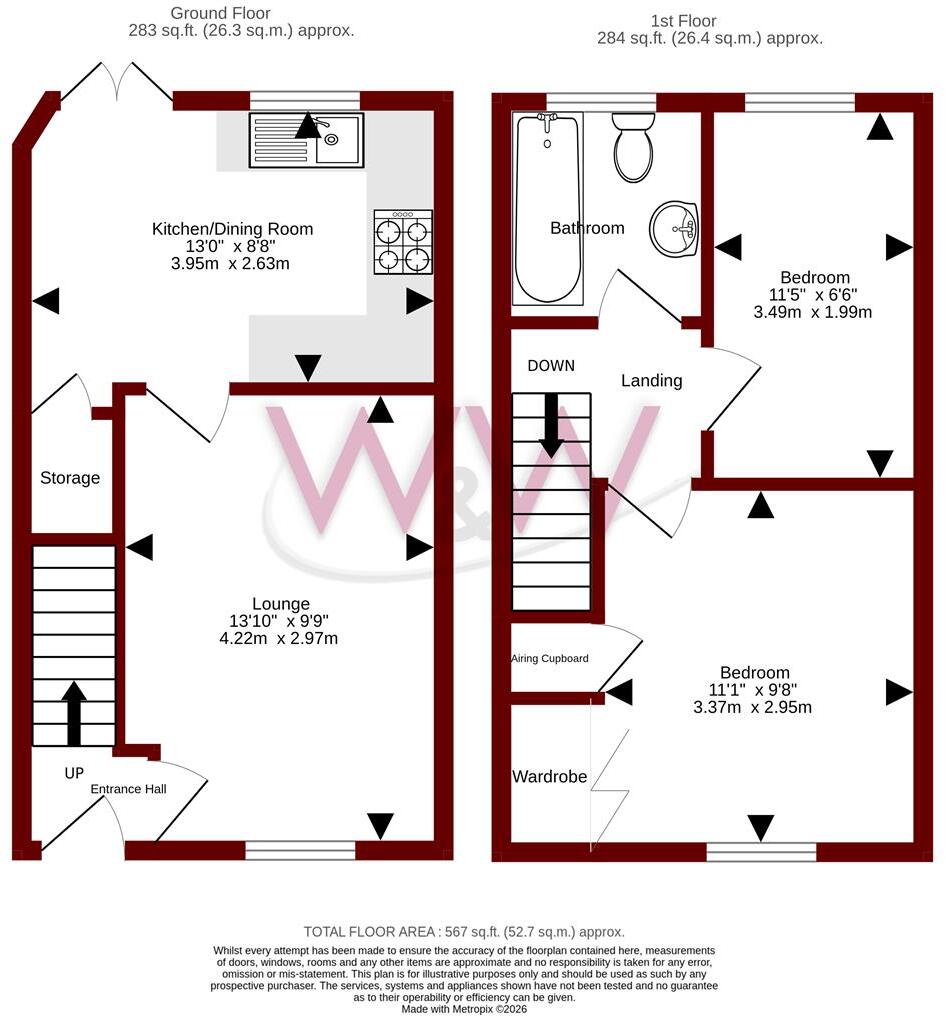 Quob Farm Close, West End, Southampton floorplan