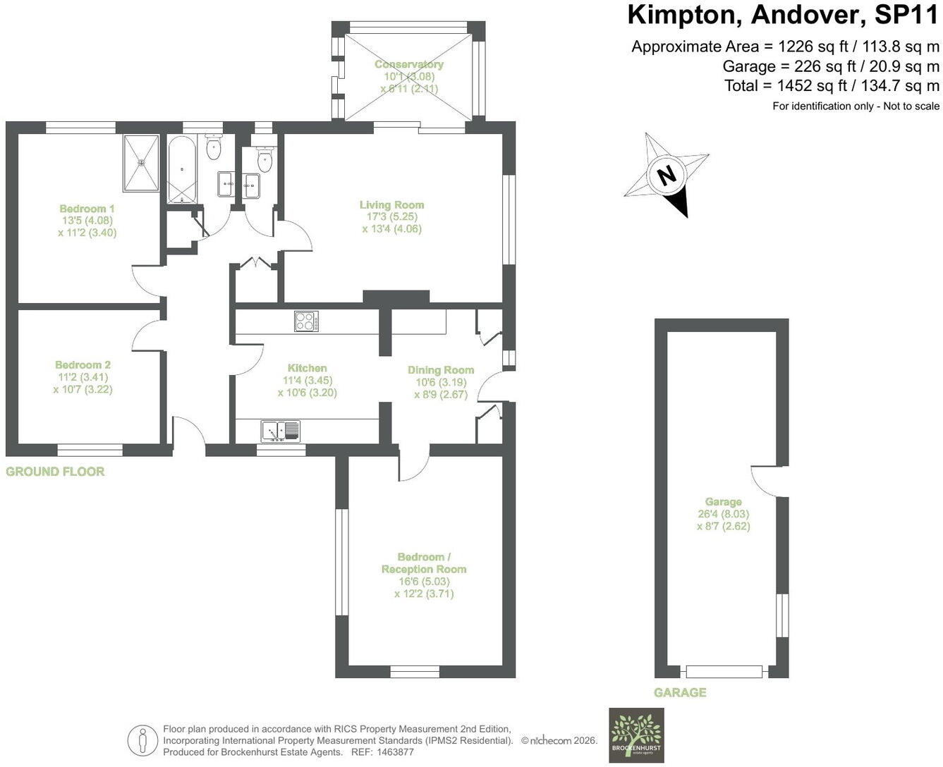 Kimpton, Andover, SP11 8PD floorplan