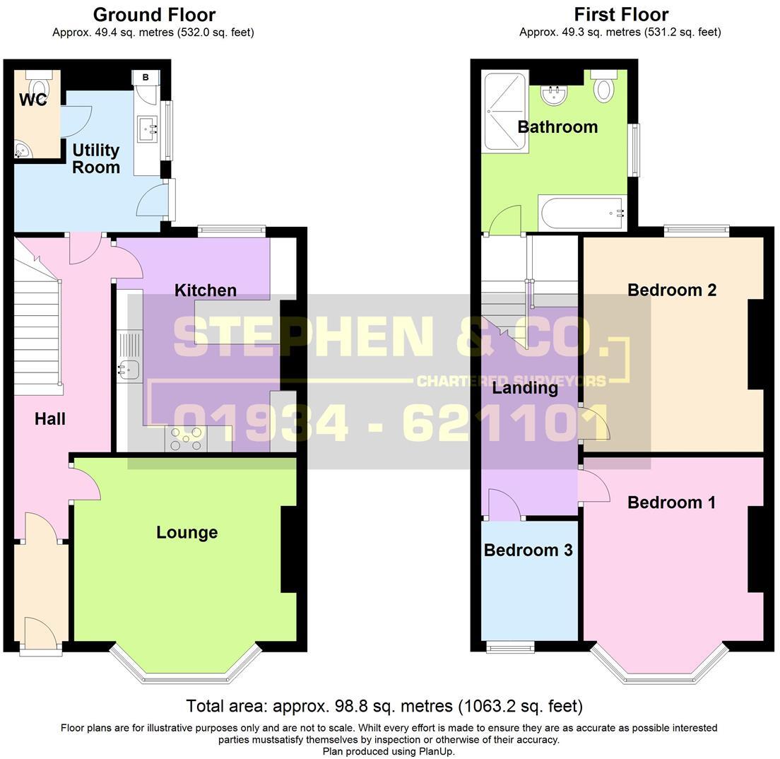 Stanley Grove, Weston-Super-Mare floorplan