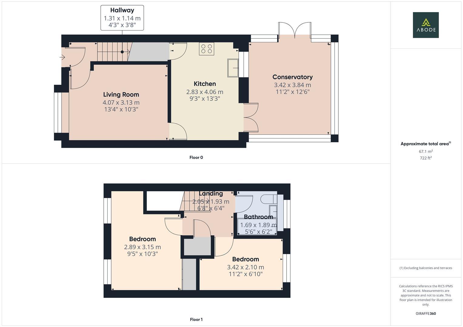 Conway Close, Stretton floorplan