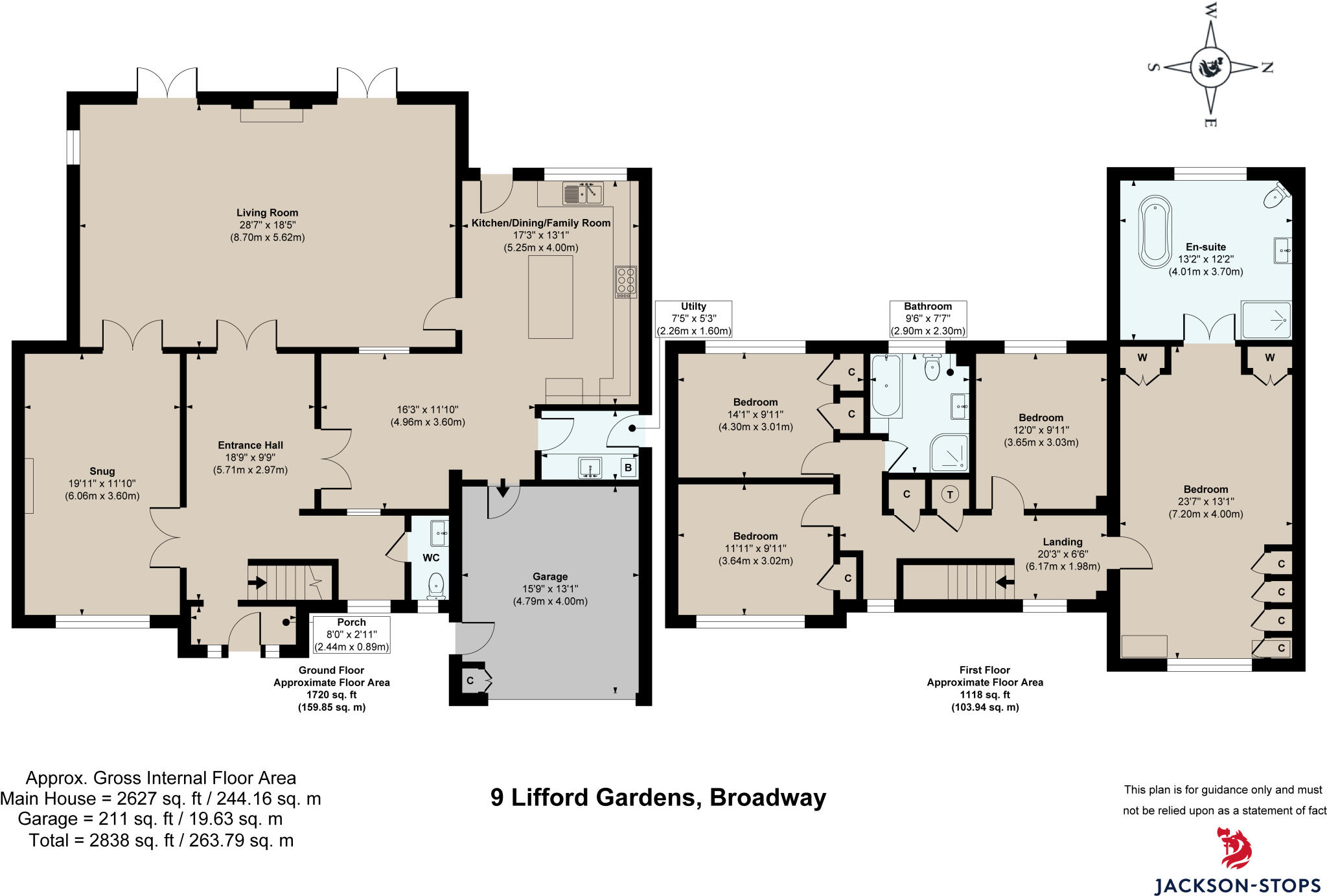 9, Lifford Gardens, Broadway, Worcestershire, WR12 floorplan