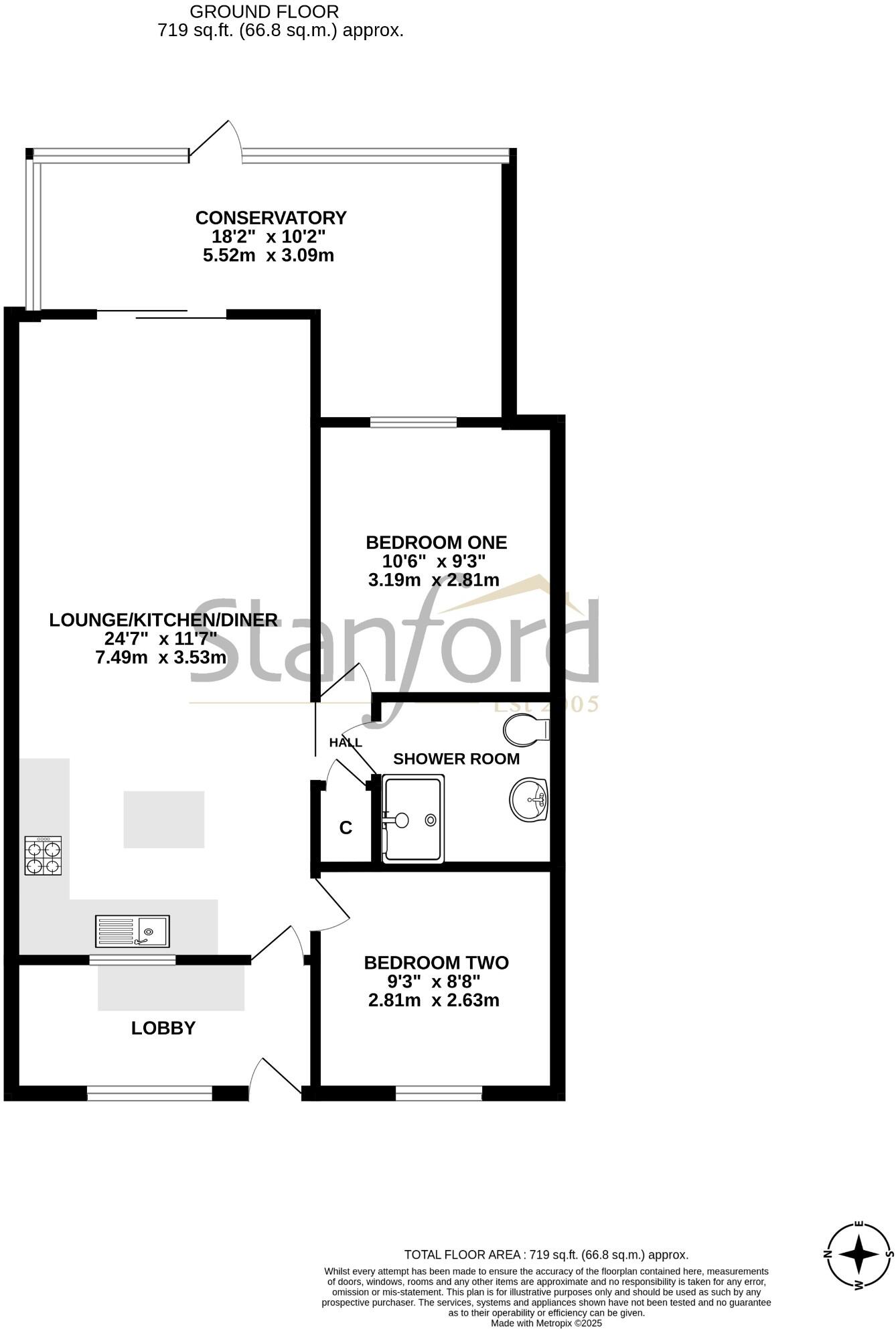 Lewes Close, Eastleigh, SO50 floorplan