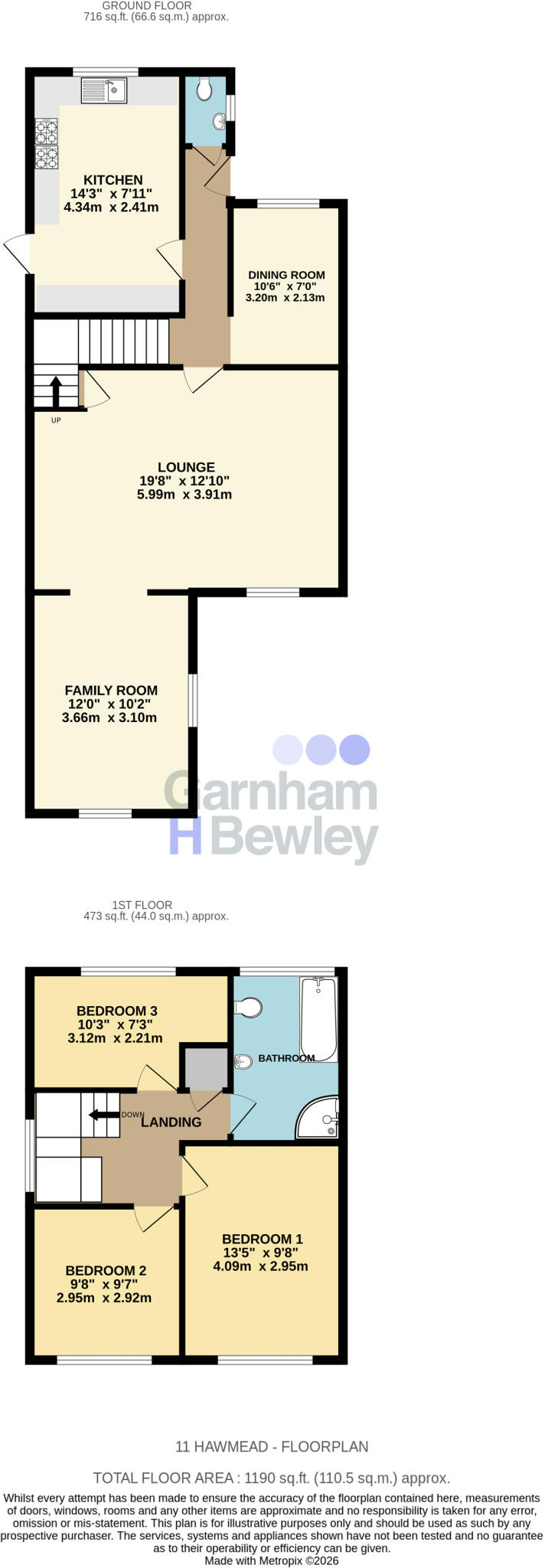 Hawmead, Crawley Down floorplan