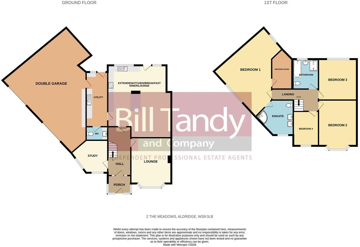 The Meadows, Aldridge, Walsall, WS9 floorplan
