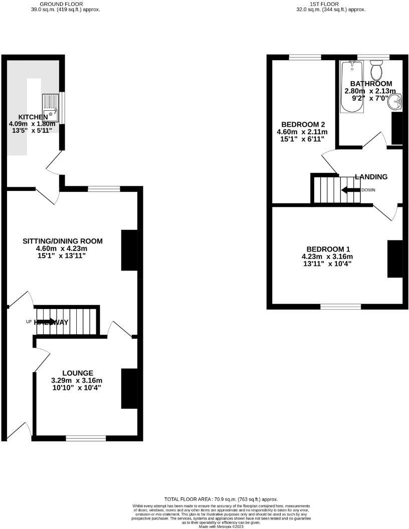 Clough Street, Burnley floorplan