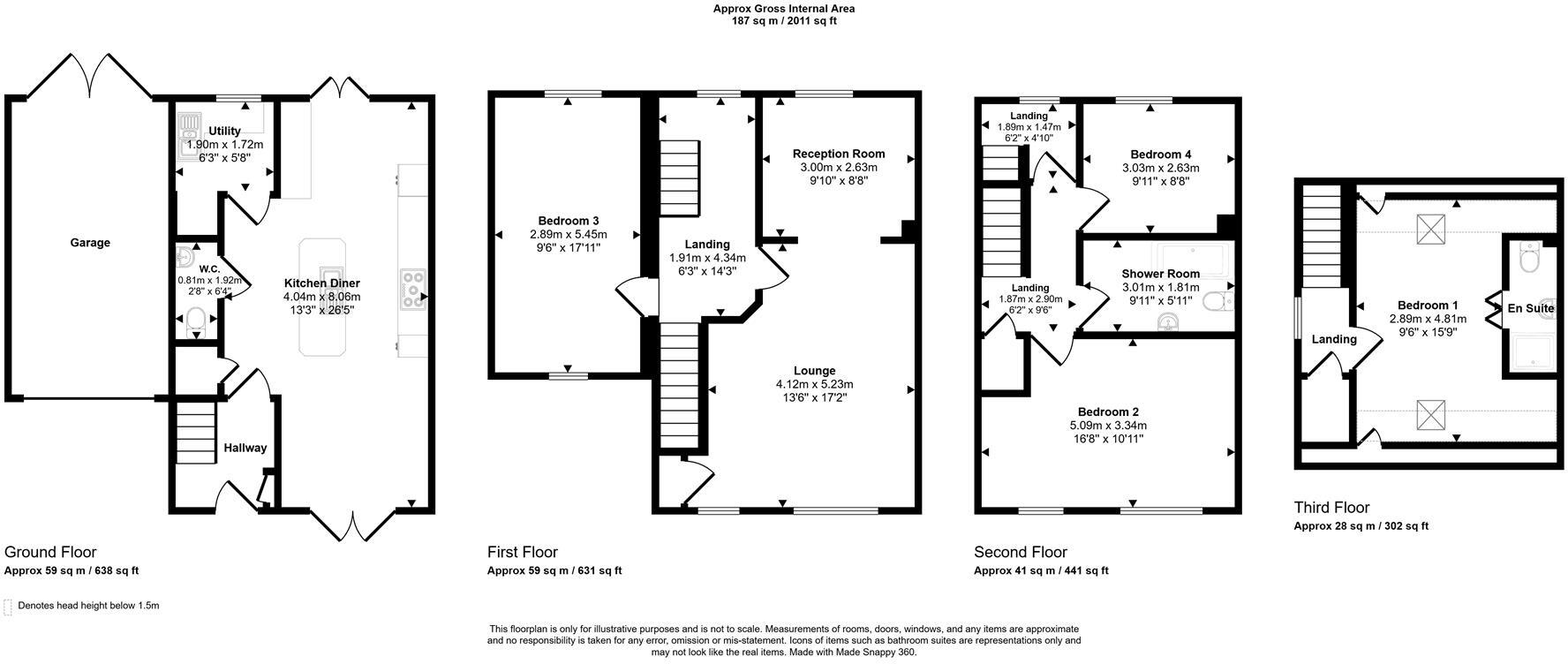 Kensington Gardens, Haverfordwest floorplan
