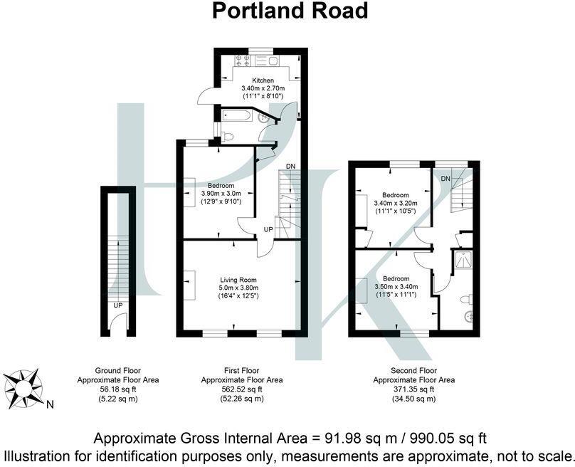 Portland Road, Hove floorplan