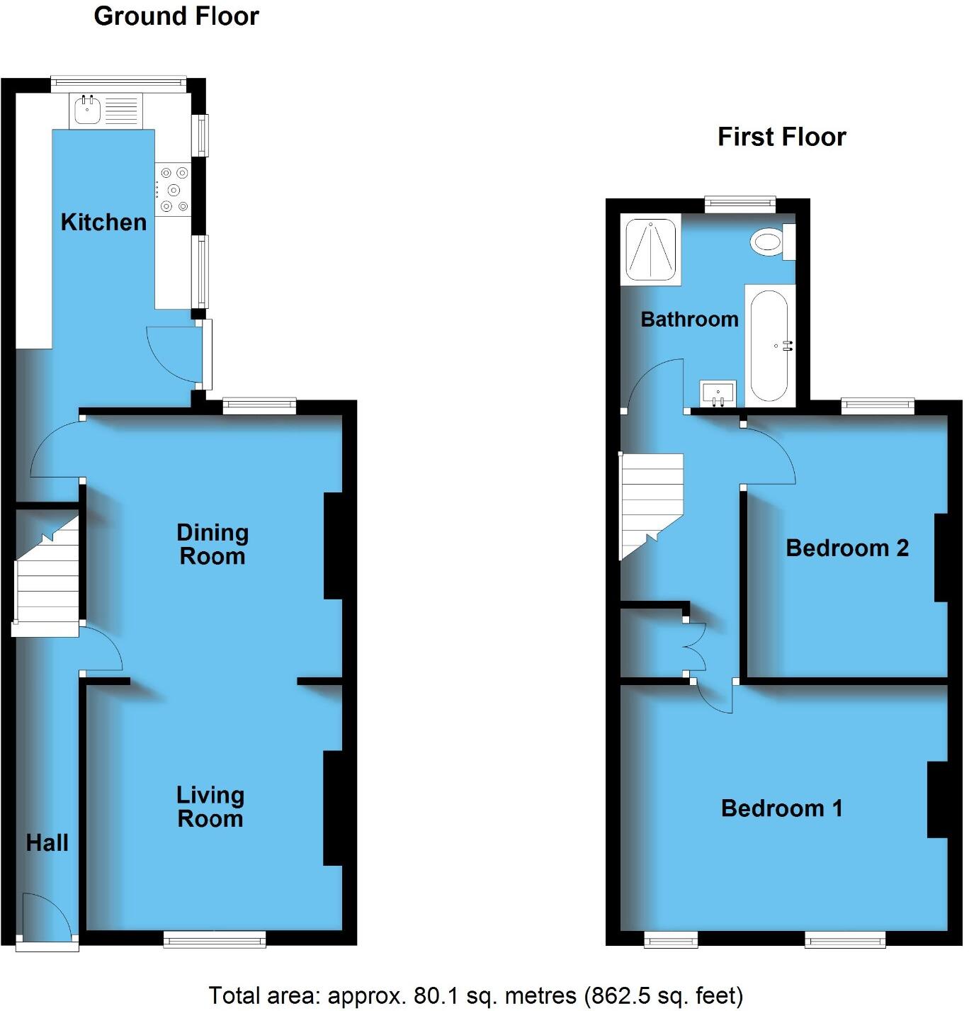 Mount Pleasant, Saltney, Chester floorplan