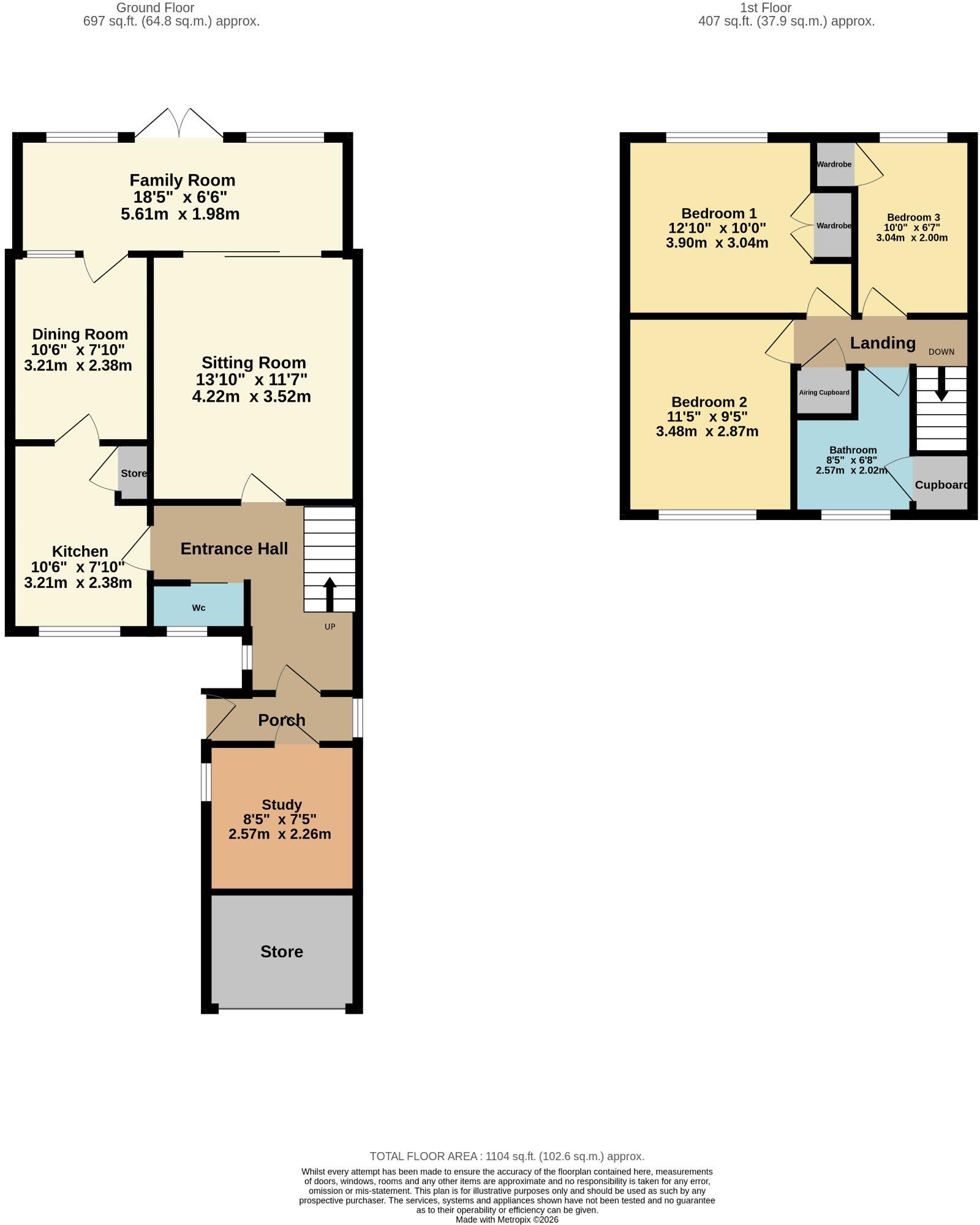 Hampage Green, Havant floorplan