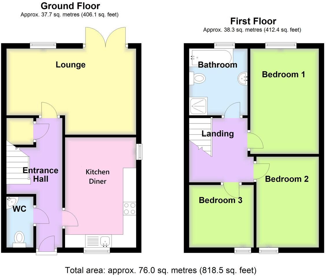Berkeley Place, Boston, PE21 floorplan
