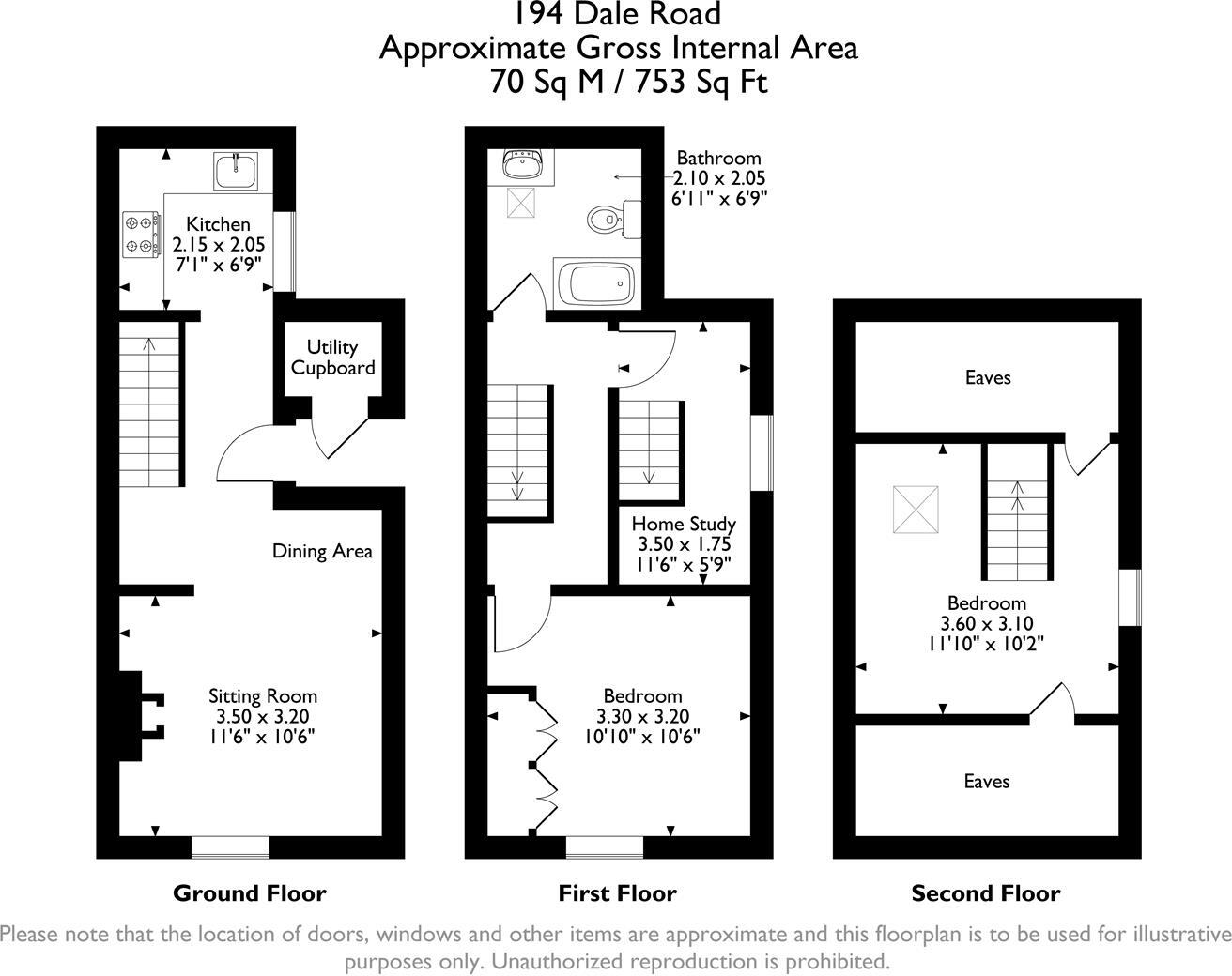 Dale Road, Matlock Bath, Matlock floorplan