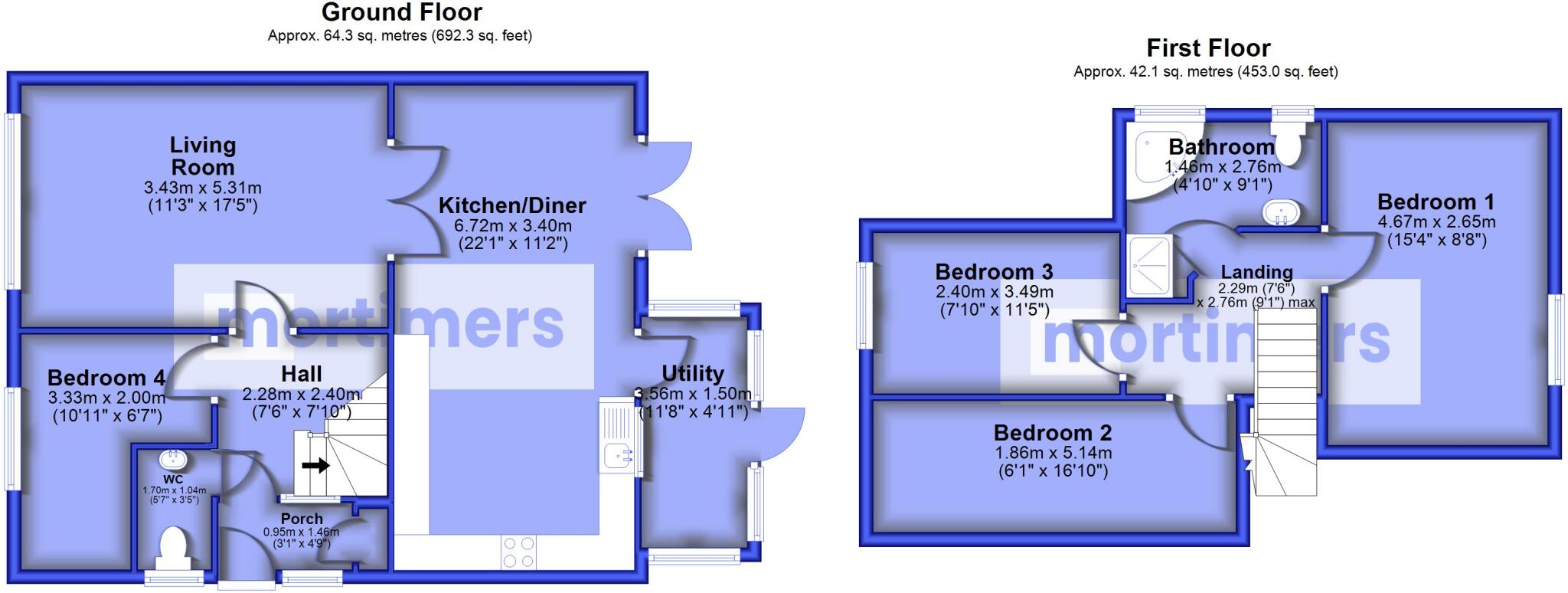 Church Lane, Mellor, Blackburn, Lancashire, BB2 floorplan
