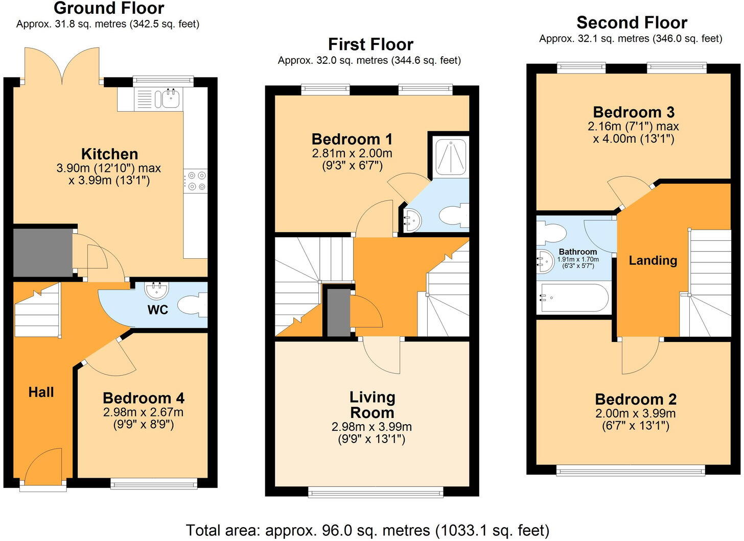 Dol Glaswg, Capel Llanilltern, CF5 6GJ floorplan