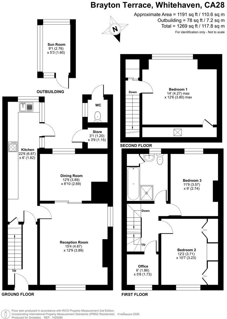 Brayton Terrace, Whitehaven floorplan