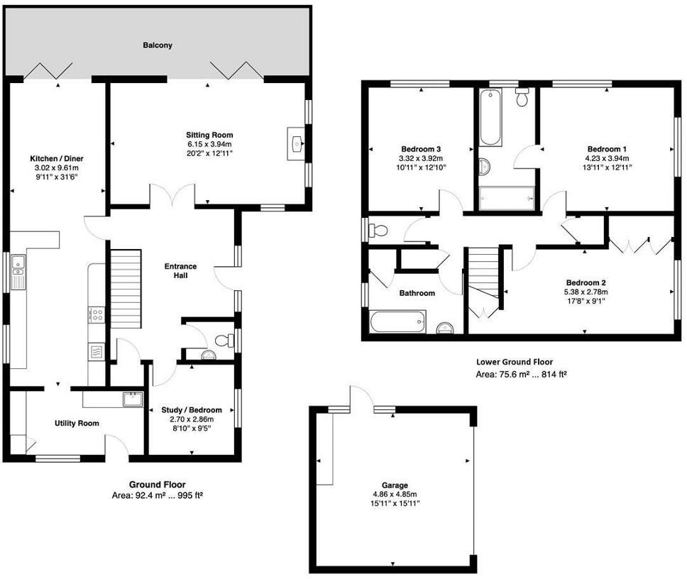 Common Lane, Beer, Seaton, Devon floorplan