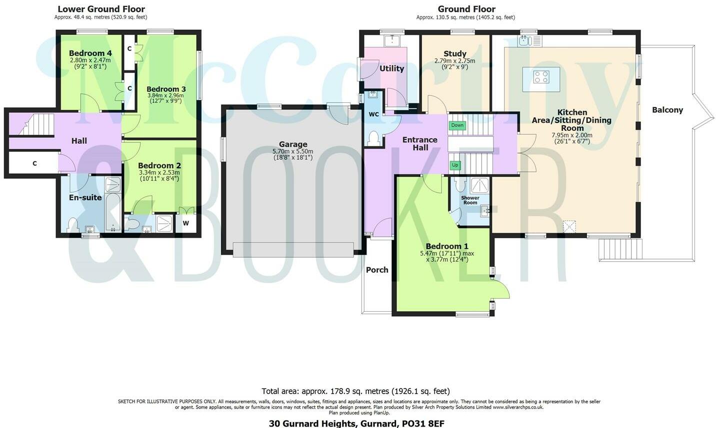 OUTSTANDING SEA VIEWS - Gurnard Heights, Cowes floorplan