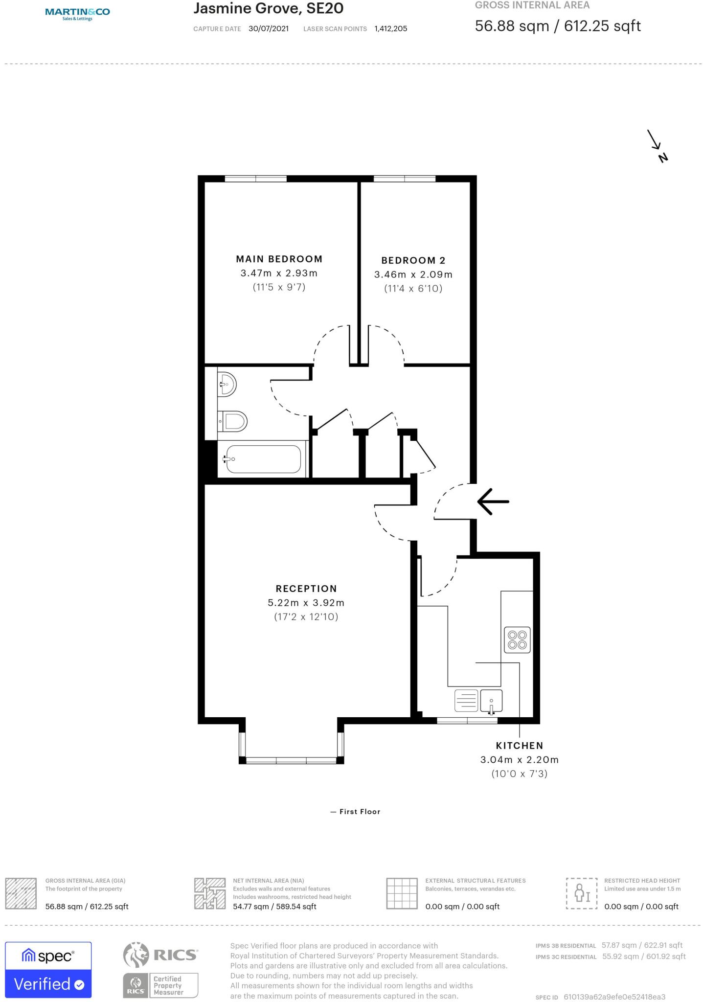 Jasmine Grove, Anerley floorplan