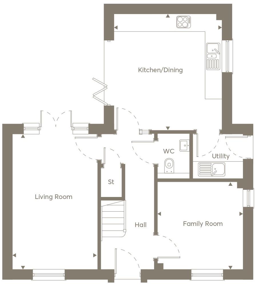 145 Ellenbrook, Stow Road, Moreton-In-Marsh, Gloucestershire, GL56 floorplan