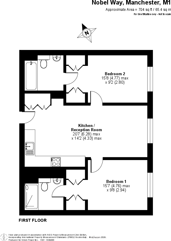 Nobel Way, Manchester floorplan