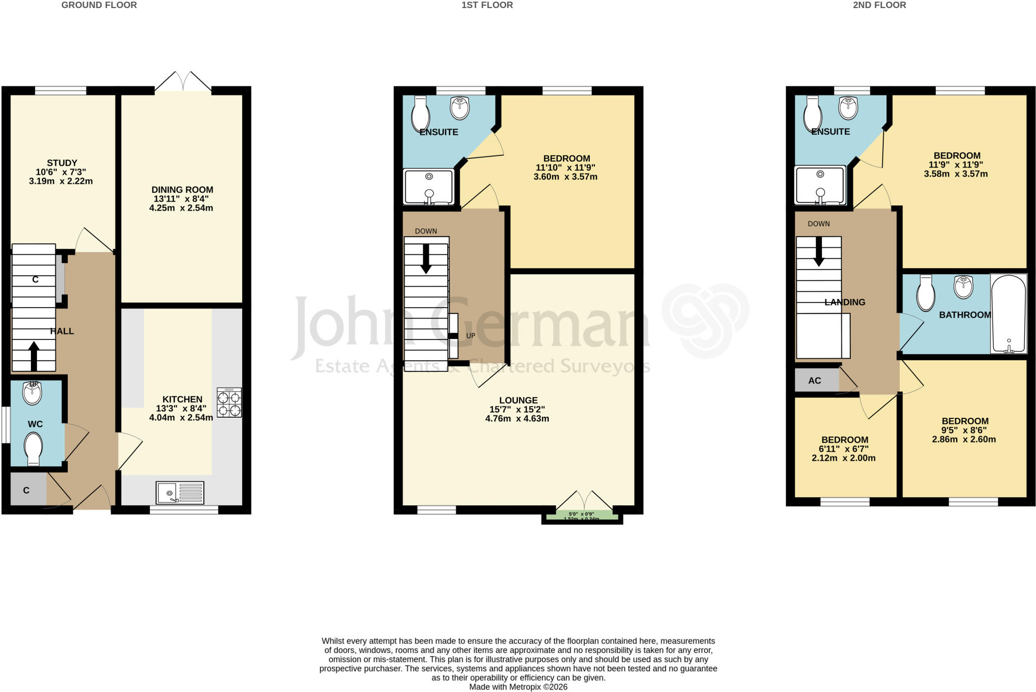 Old Lodge Close, Uttoxeter floorplan