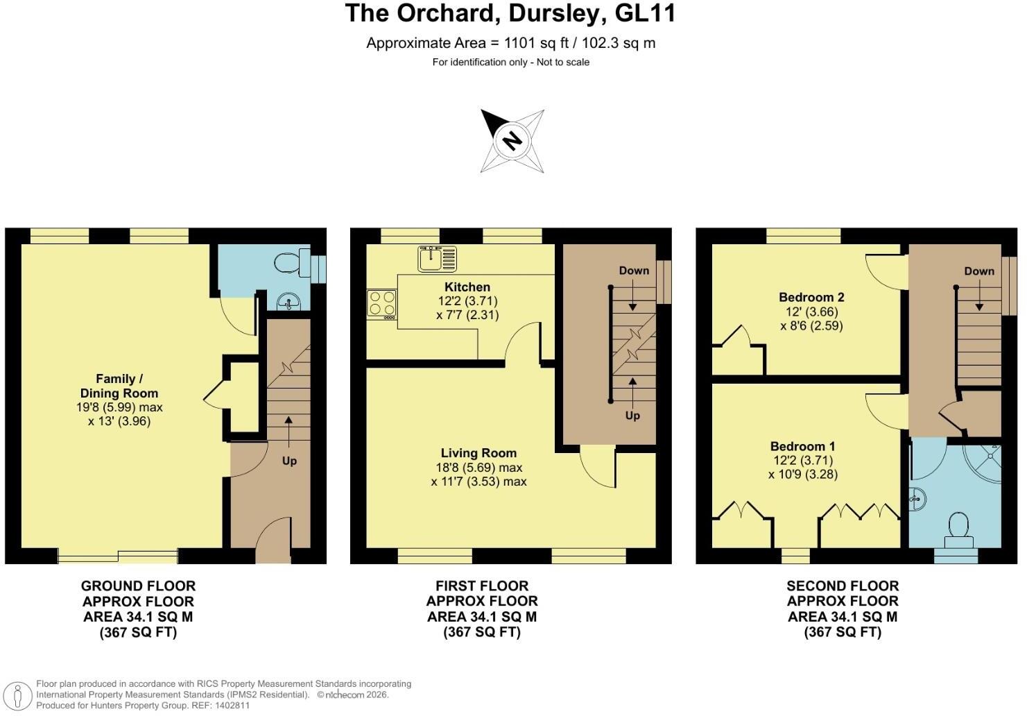 The Orchard, Uley, Dursley floorplan