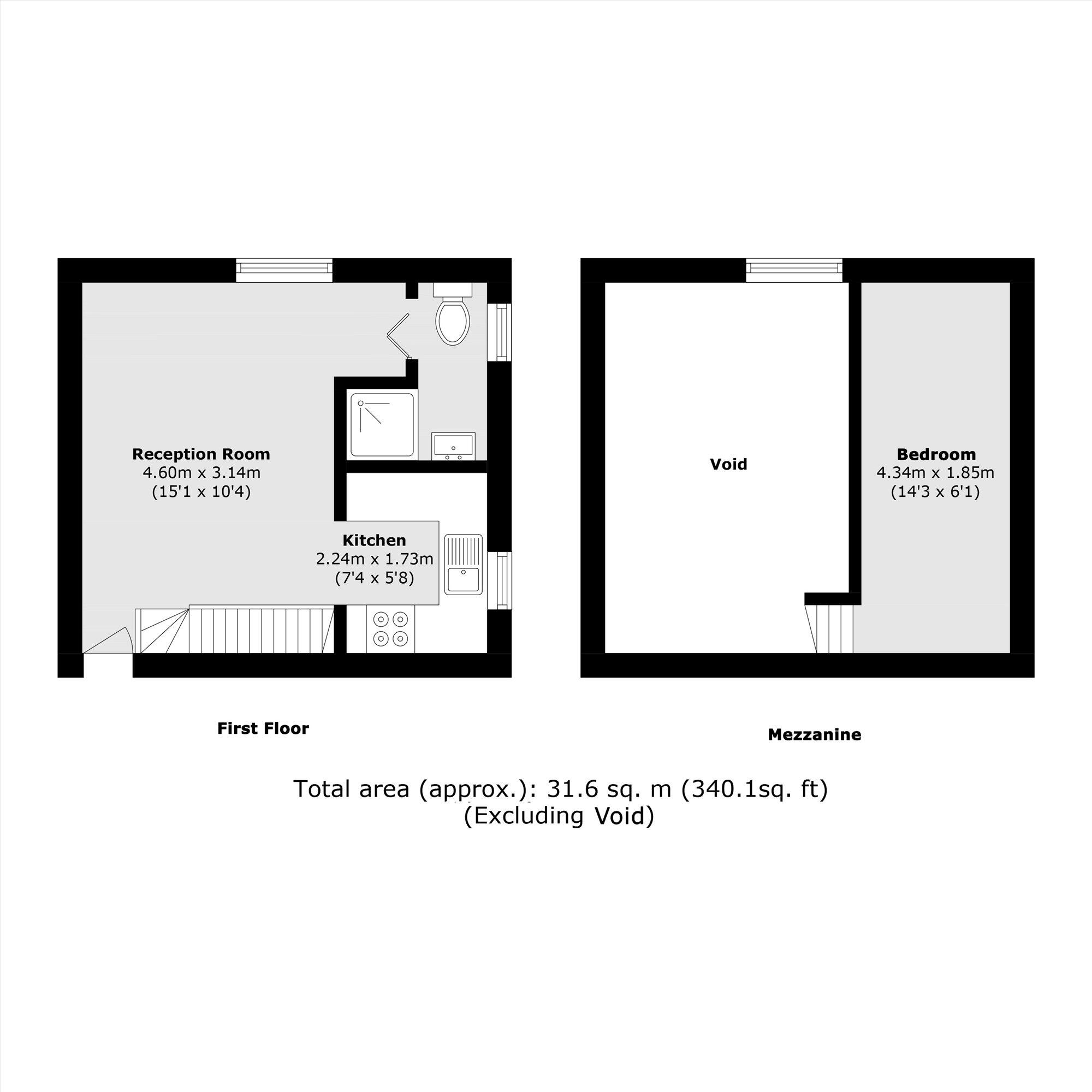Rosslyn Road, East Twickenham floorplan