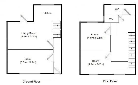 Denham Street, Chorlton-on-Medlock, £148pppw floorplan
