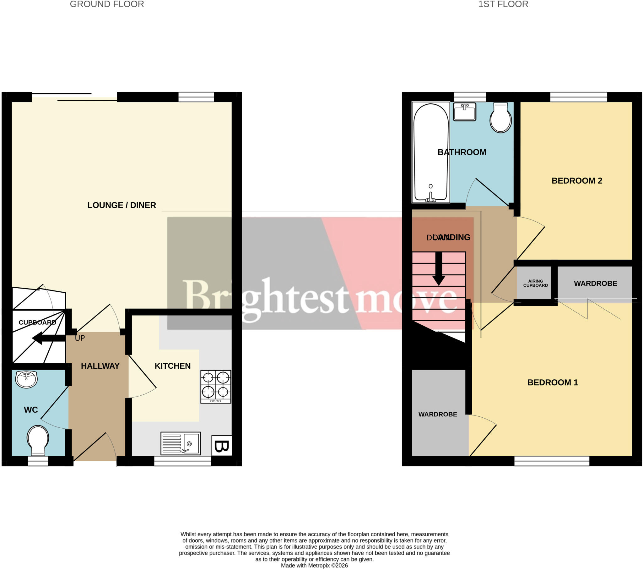 The Swallows, Locking Castle, Weston-super-Mare floorplan